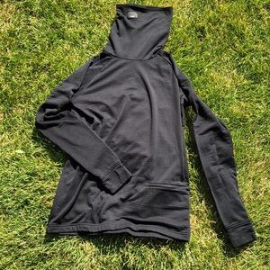 Black thermal turtleneck